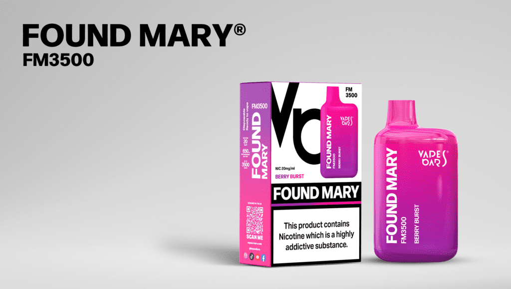 Vapes Bars Found Mary FM 3500 Medienkit-Bild